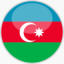 SVG Flagge  Aserbaidschan