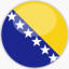 SVG Flagge Bosnien