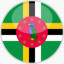 SVG Flagge Dominica