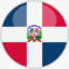 SVG Flagge  Dominikanische Republik