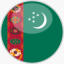 SVG Flagge Turkmenistan